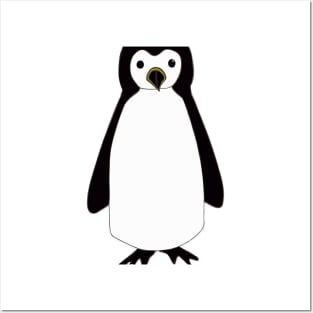 Cute Penguin Drawing Posters and Art